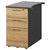 Caisson bout de bureau Jazz+ chêne du bocage et gris anthracite Gautier Office