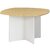Table de réunion Sunday chêne 115 cm pied panneau Gautier Office