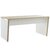 Bureau droit Italic 160 cm chêne structuré et blanc Gautier Office