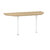Bureau demi-lune Sunday chêne 162 cm Gautier Office