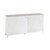 Crédence portes coulissantes Sunday blanc graphic 160 cm Gautier Office