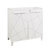 Rangement bas 2 portes Sunday blanc graphic 80 cm Gautier Office
