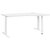 Plan compact droit Gautier Office YES! blanc pieds métal ajustables