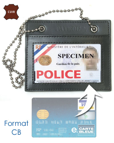 porte carte police