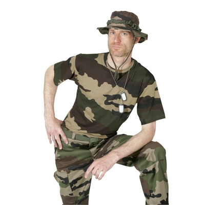 Tee-shirt militaire camouflage