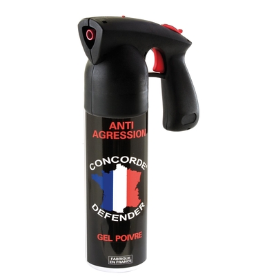 Bombe extincteur lacrymogène 500 ml gel poivre