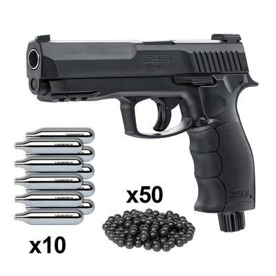 Pack Pistolet Umarex T4E HDP 50 (11 joules) - 50 balles caoutchouc métal
