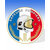autocollant rond pompiers