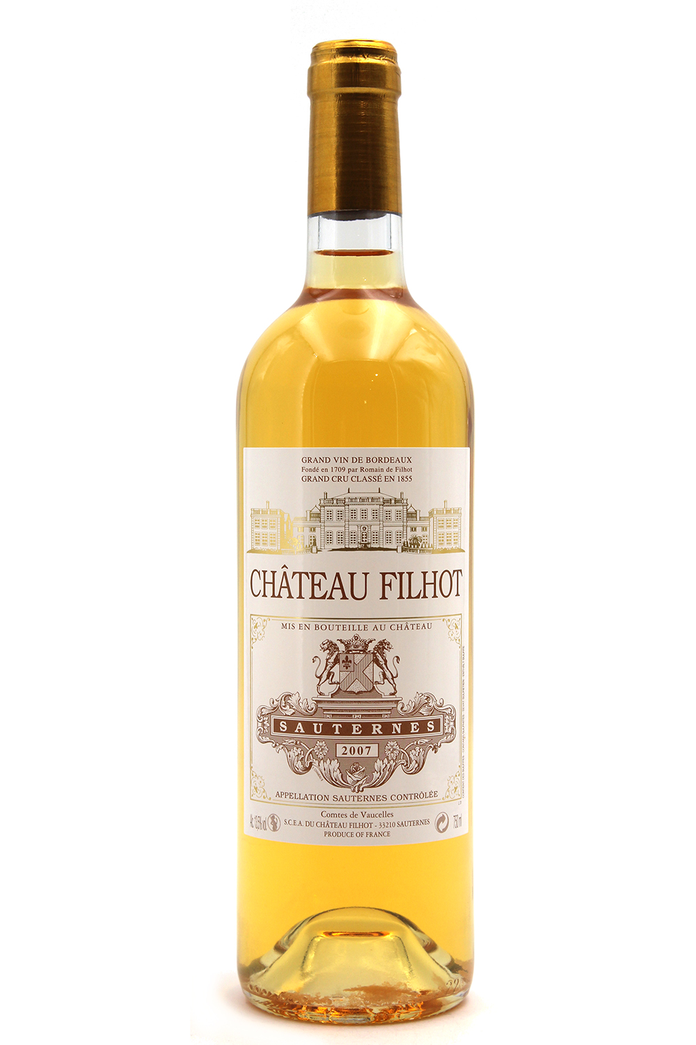 Chateau filhot 2007 sauternes