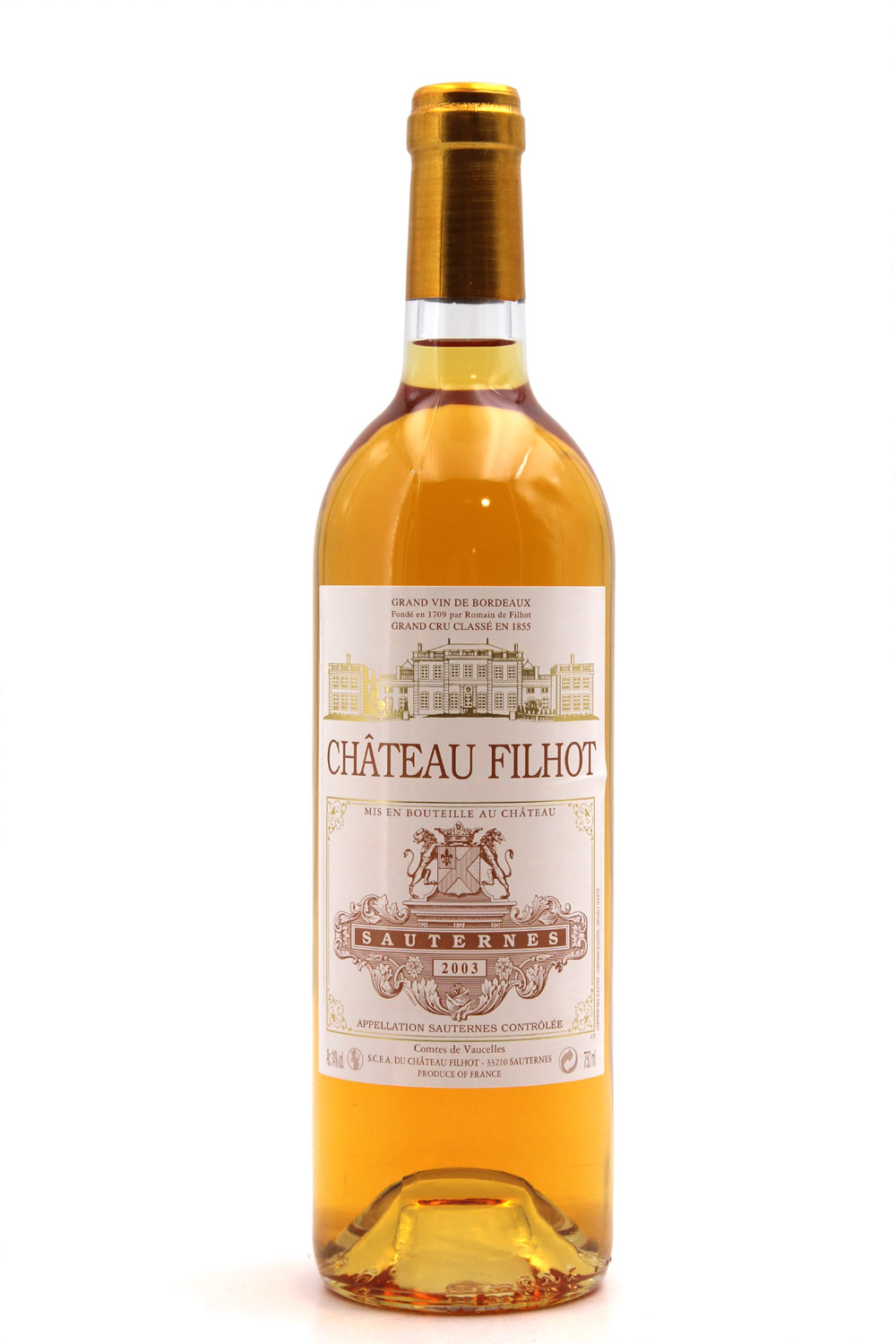 Château Filhot 2003 Sauternes Crus & Millésimes