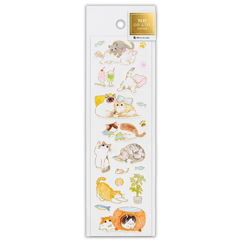 Stickers Chat Nekorobi - Style Japonais