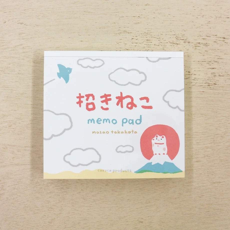Masao Takahata - Bloc Notes - Chat Porte-Bonheur