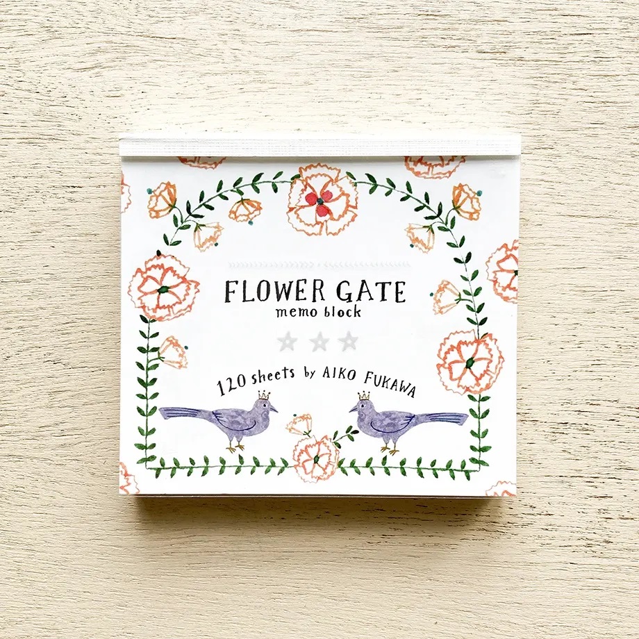 Aiko Fukawa - Bloc-notes FLOWER GATE - Cozyca Products