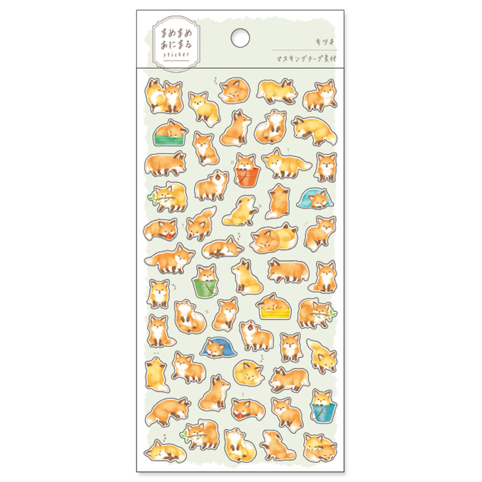 Stickers Mamemame Animal - Renard - Mind Wave