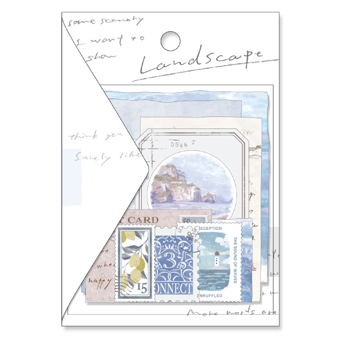 Set de Stickers - Landscape Bleu Asanagi - Mind Wave