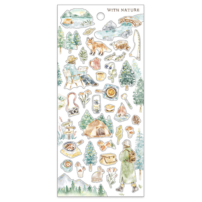 Mind Wave With Nature Stickers - Randonnée