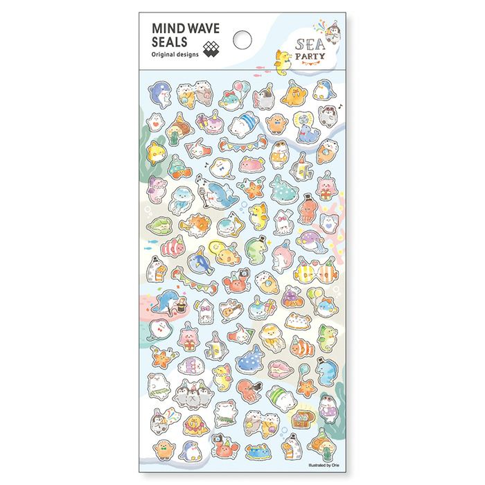 Stickers « Sea Party » - Animaux Marins - Mind Wave