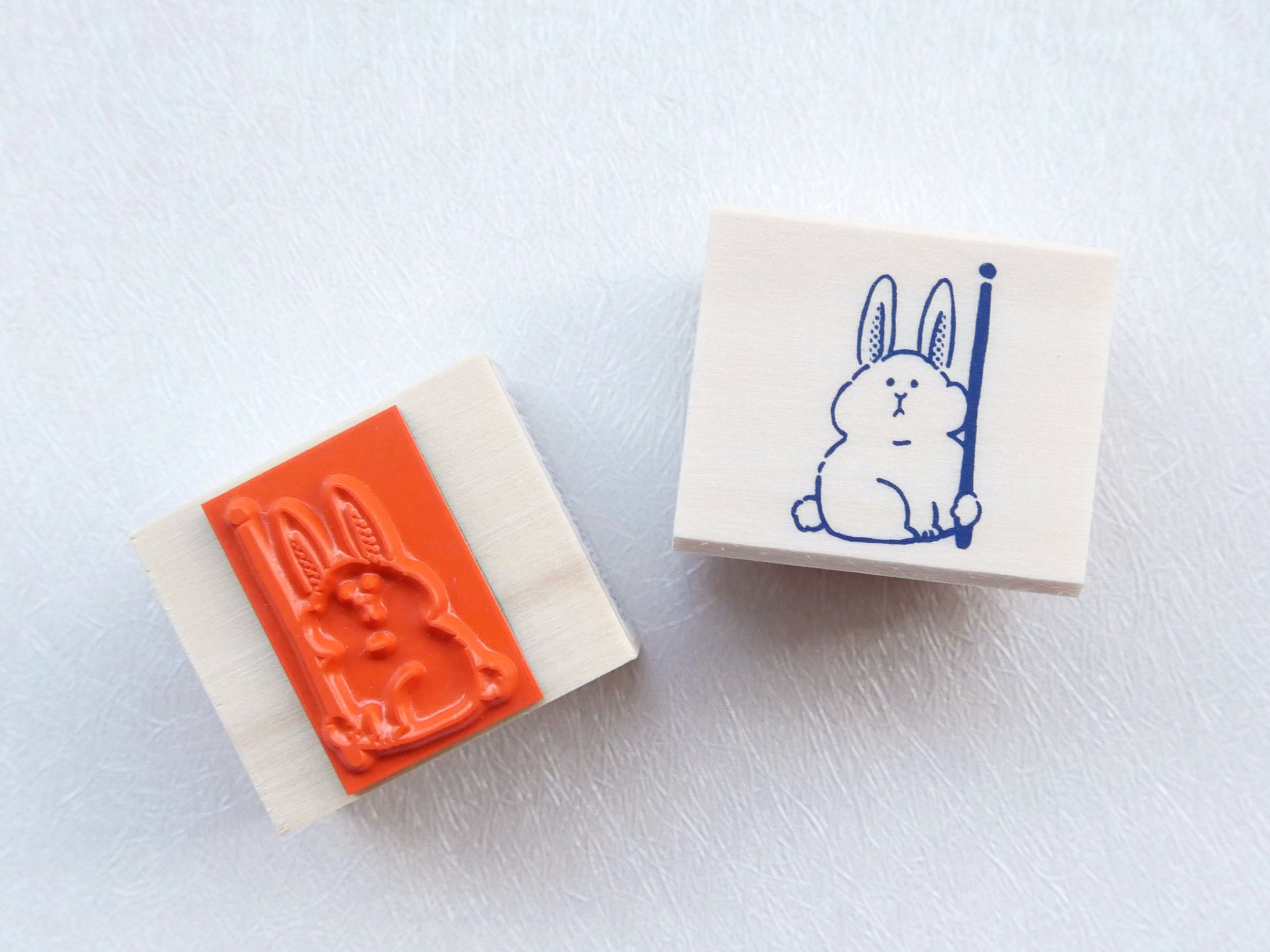 Tampon en bois Lapin - accessoire du masking tape - BEVERLY