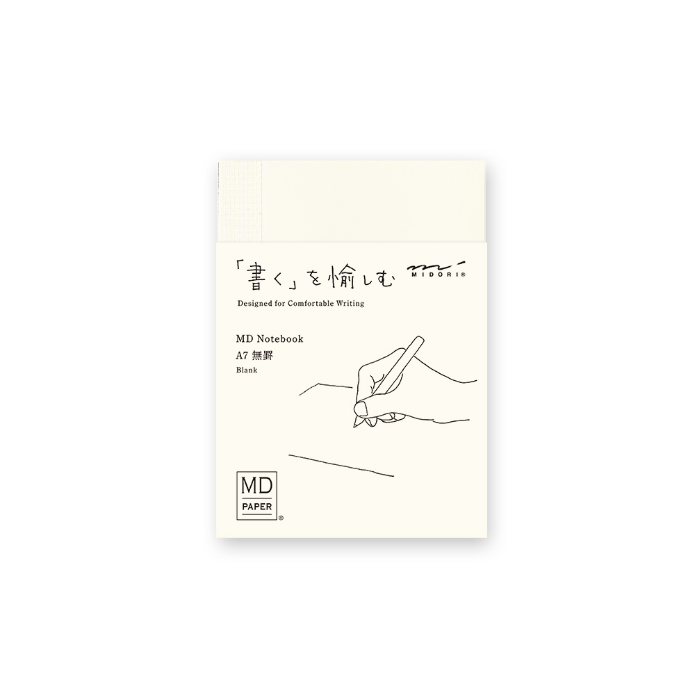 Carnet MD Paper – A7 Blanc – Midori