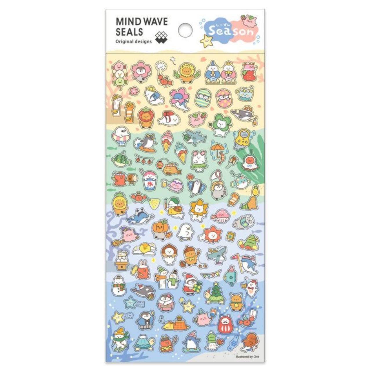 Stickers « Season » - Animaux Kawaii Déguisés - Mind Wave