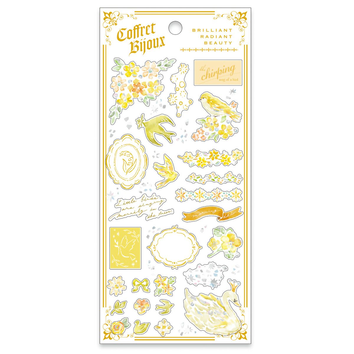 Mind Wave Coffret Bijoux Stickers - Yellow