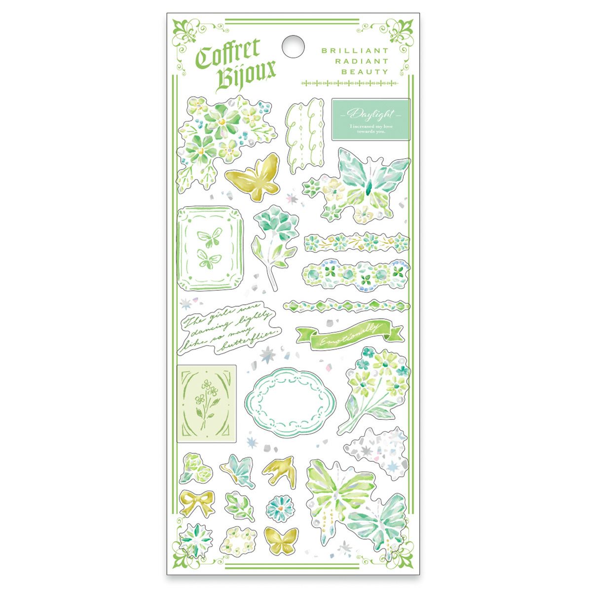 Mind Wave Coffret Bijoux Stickers - Green