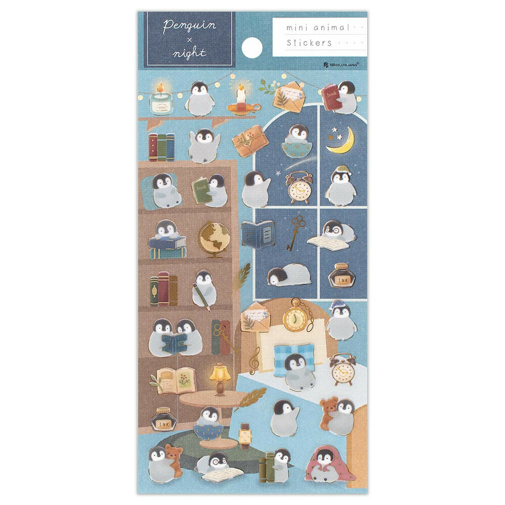 Stickers transparents Pingouins & Nuit – NB Co. Ltd
