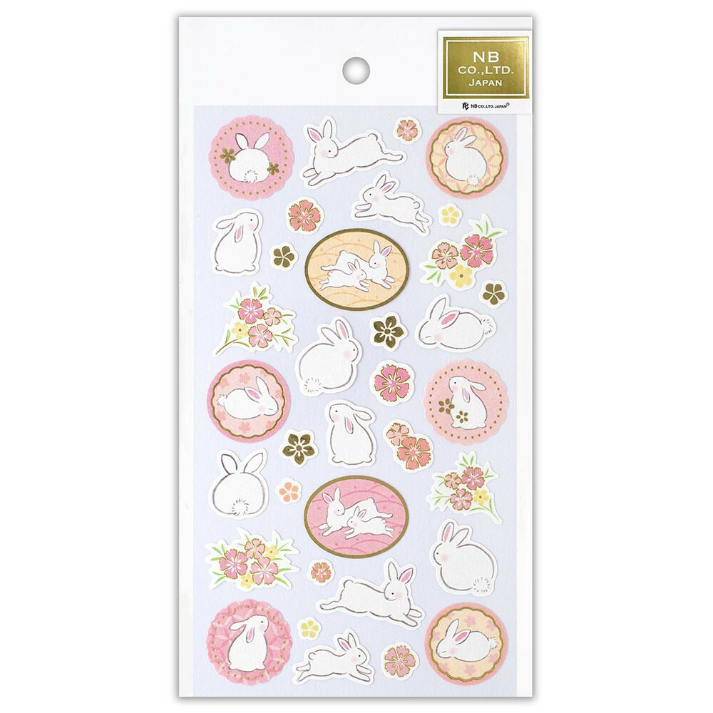 Stickers washi japonais Yufumi Lapins – NB Co. Ltd