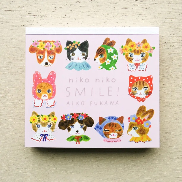 Bloc Notes « Niko Niko Smile! » – Aiko Fukawa & Cozyca Products