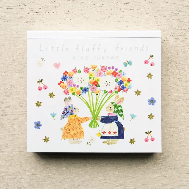Bloc Notes « Little Fluffy Friends » – Aiko Fukawa & Cozyca Products