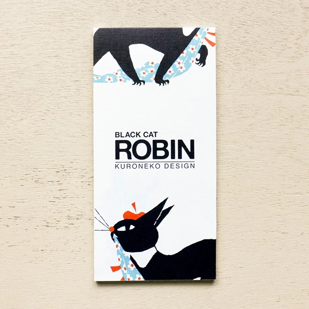 Bloc Notes « Black Cat Robin [B] » – Kuroneko Design & Cozyca Products