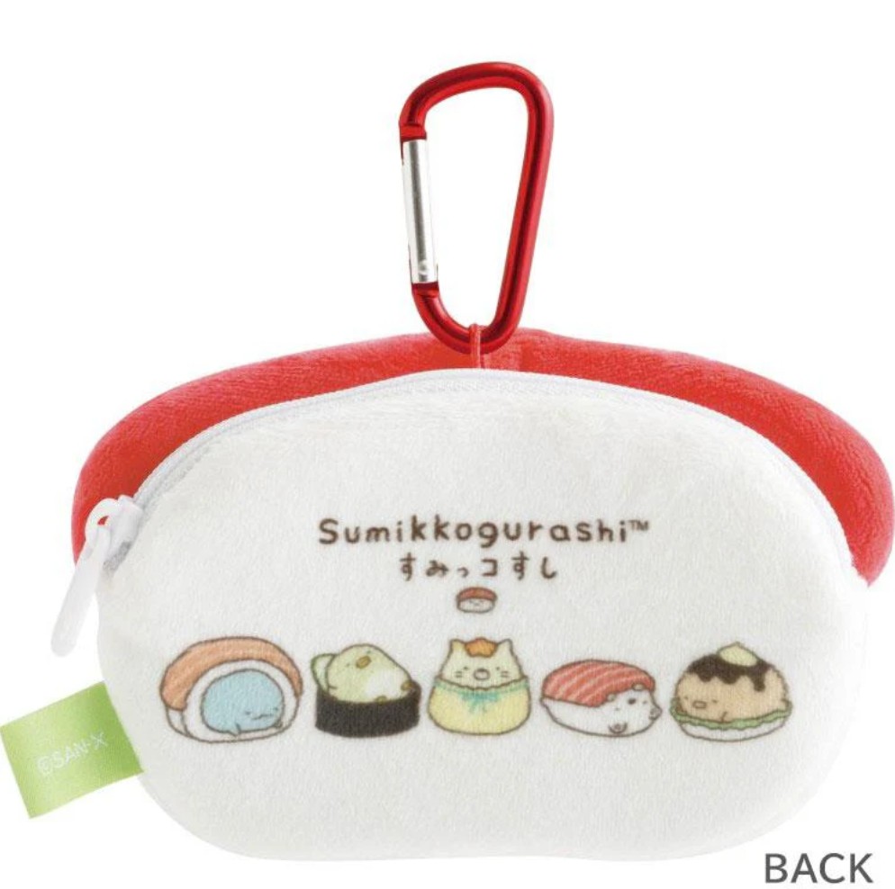 Sumikko Gurashi – Pochette peluche avec mousqueton Sushi au thon_2