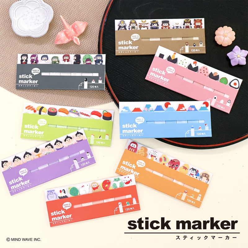 Mind Wave – Stick Markers « Porte-bonheur japonais »_2