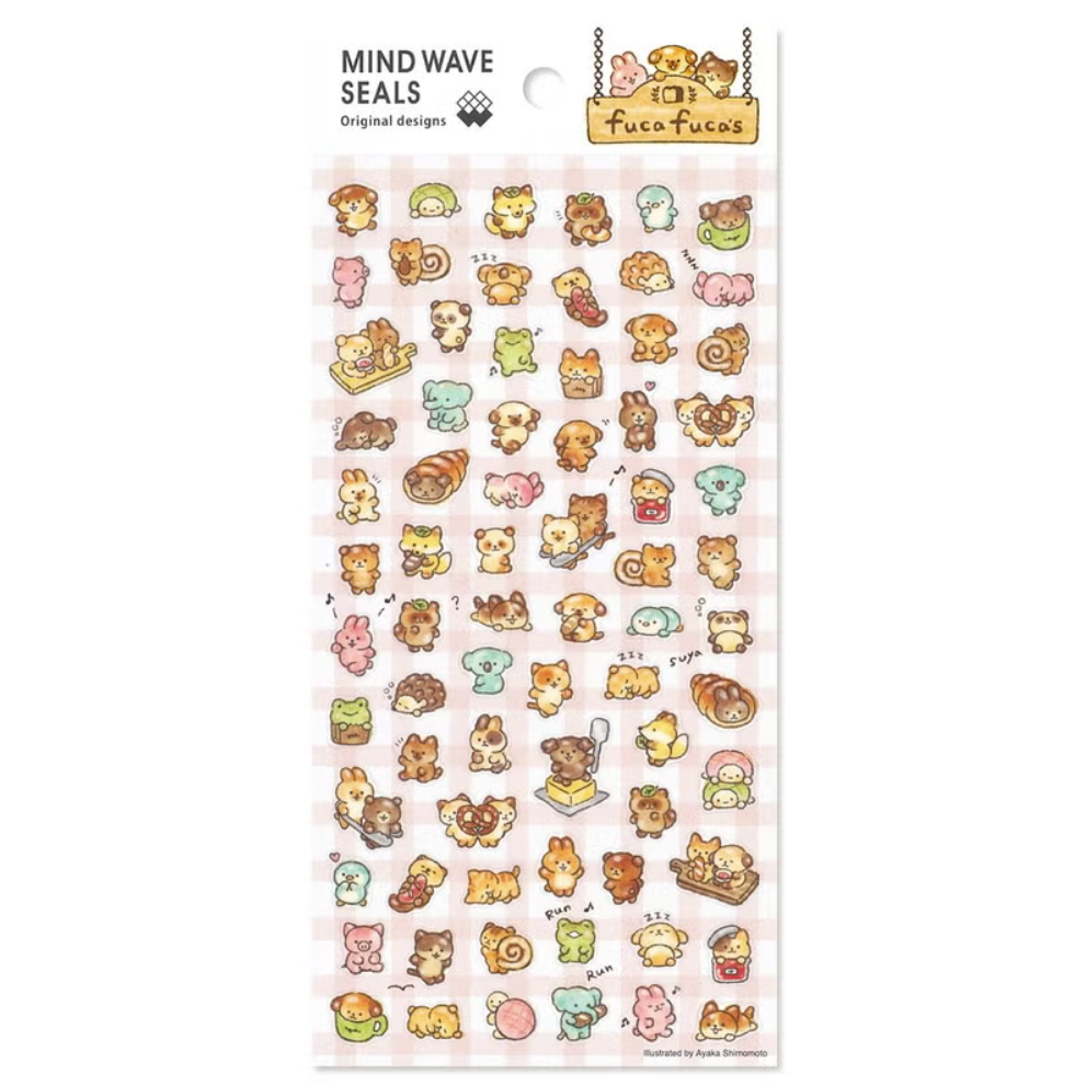 Mind Wave Stickers – Fuca Fuca’s Animaux Kawaii