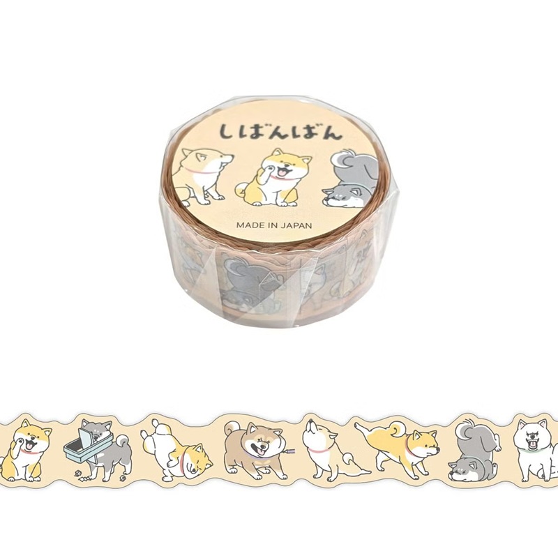 Mind Wave Die-cut Washi Tape - Shibanban « Petits Moments du Quotidien »