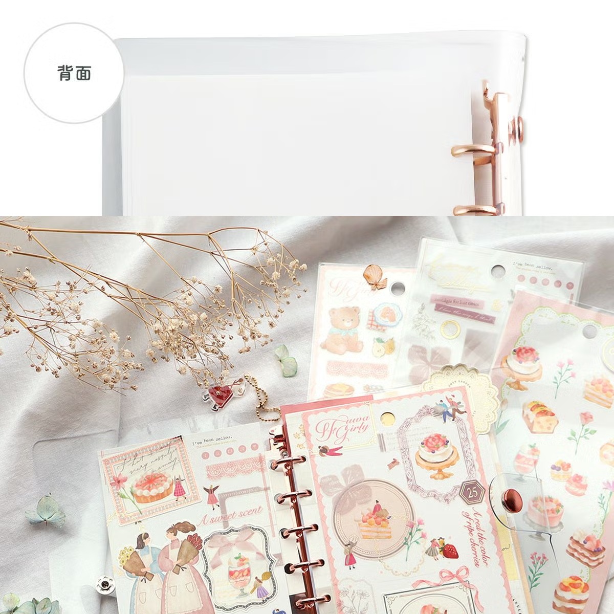 Mind Wave Bine – Classeur A6 Transparent « Pink Gold »_11