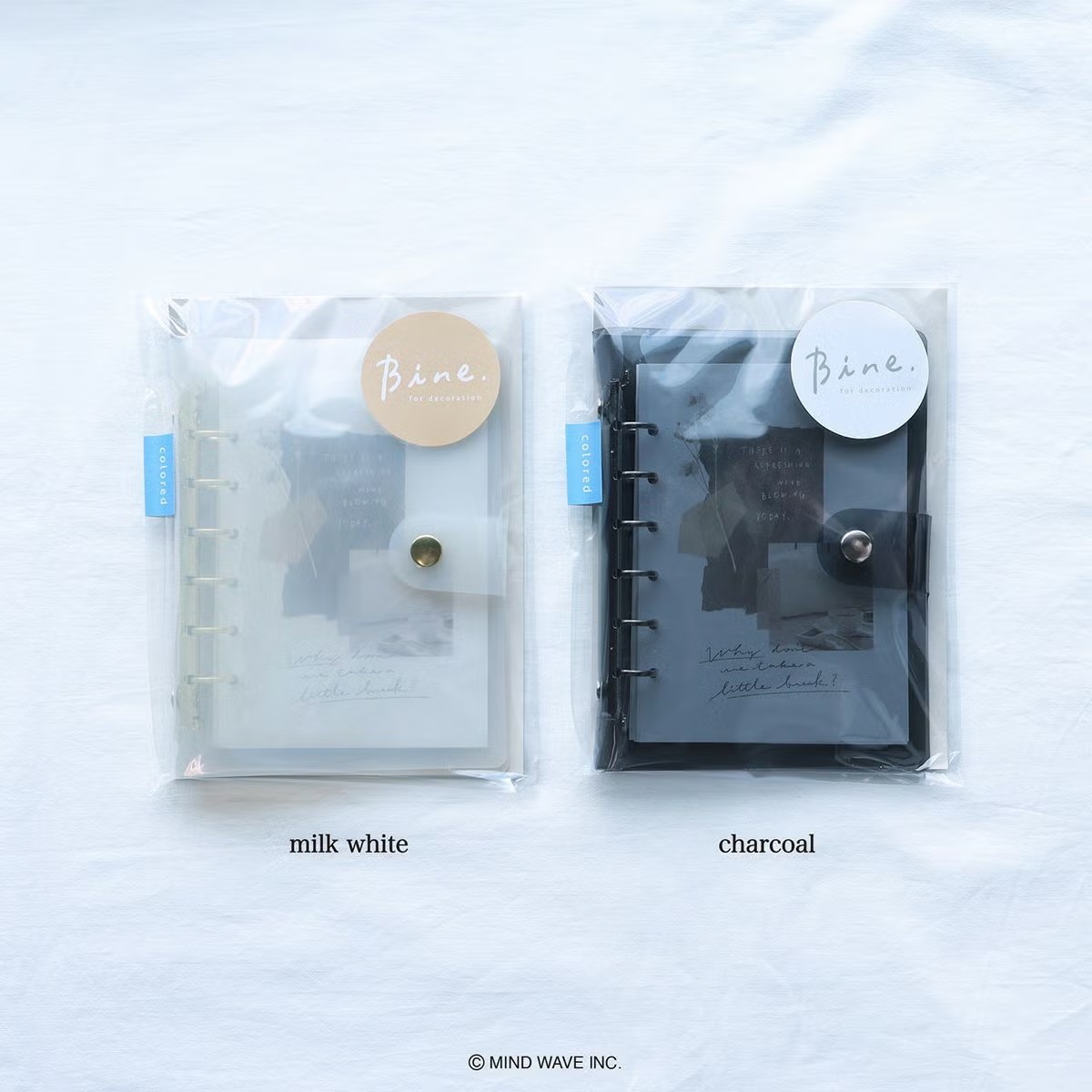 Mind Wave Bine – Classeur A6 « Milk White »_6