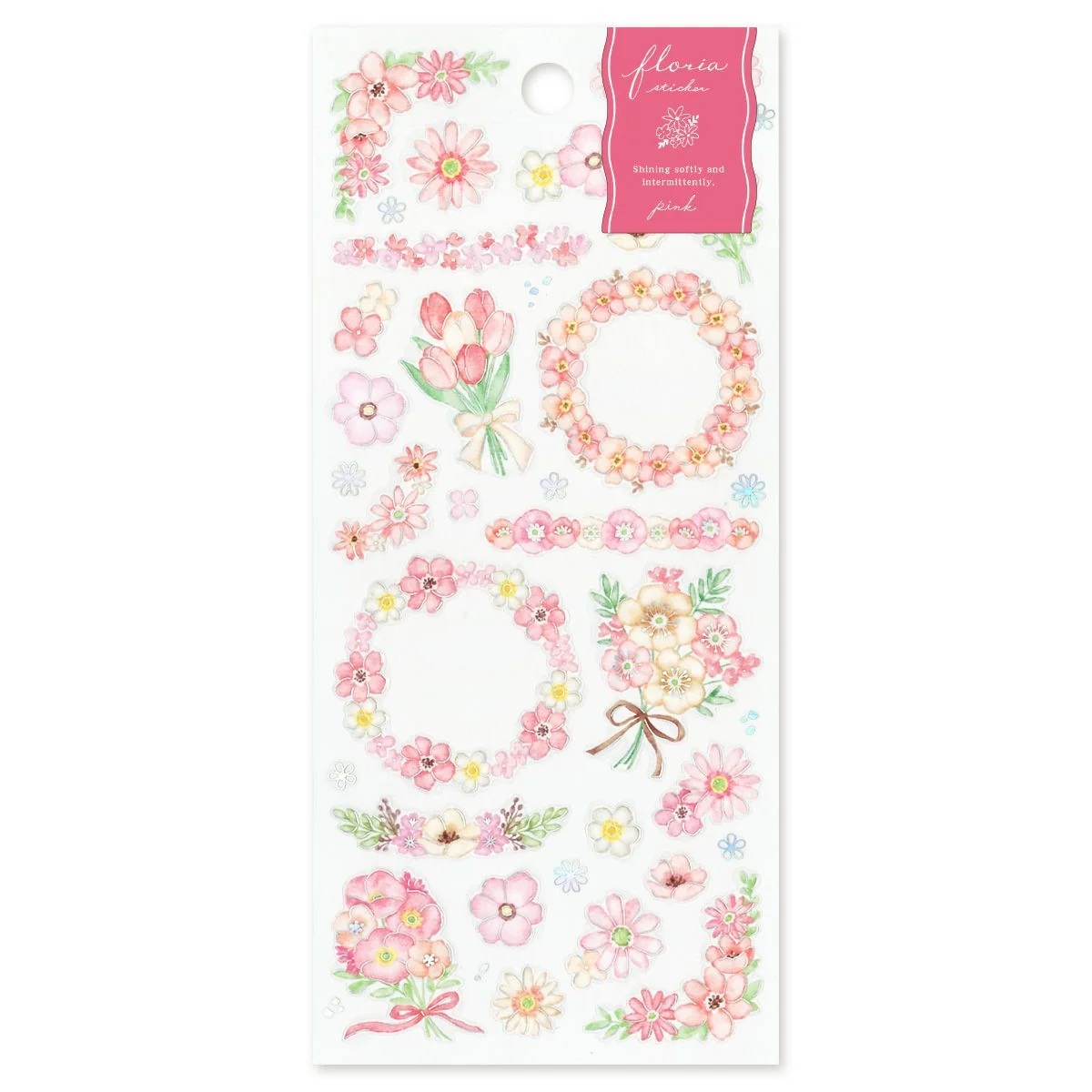 Mind Wave Floria – Stickers transparents « Rose »