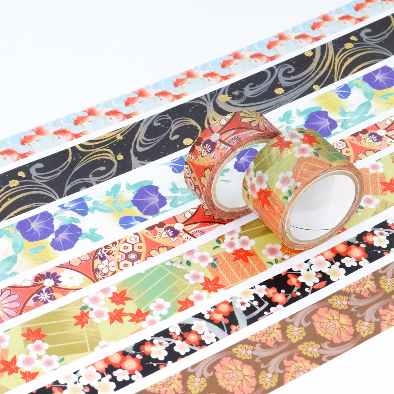 SAIEN Kimono – Washi Tape « Poissons rouges »_4