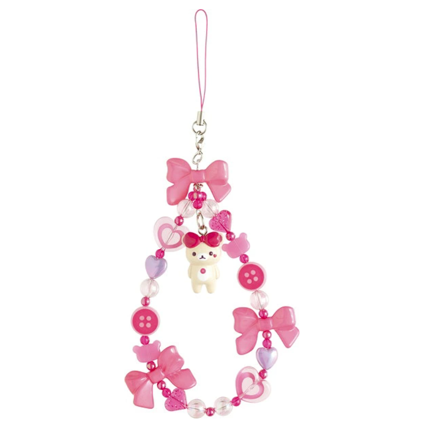 San-X Korilakkuma – Bijou de Sac Kawaii à Perles – Rose 2