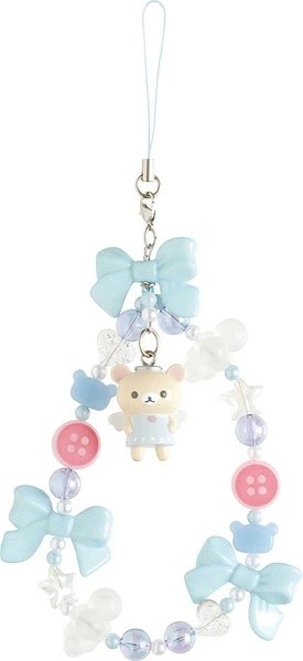 San-X Korilakkuma – Bijou de Sac Kawaii à Perles – Ange Bleu 2
