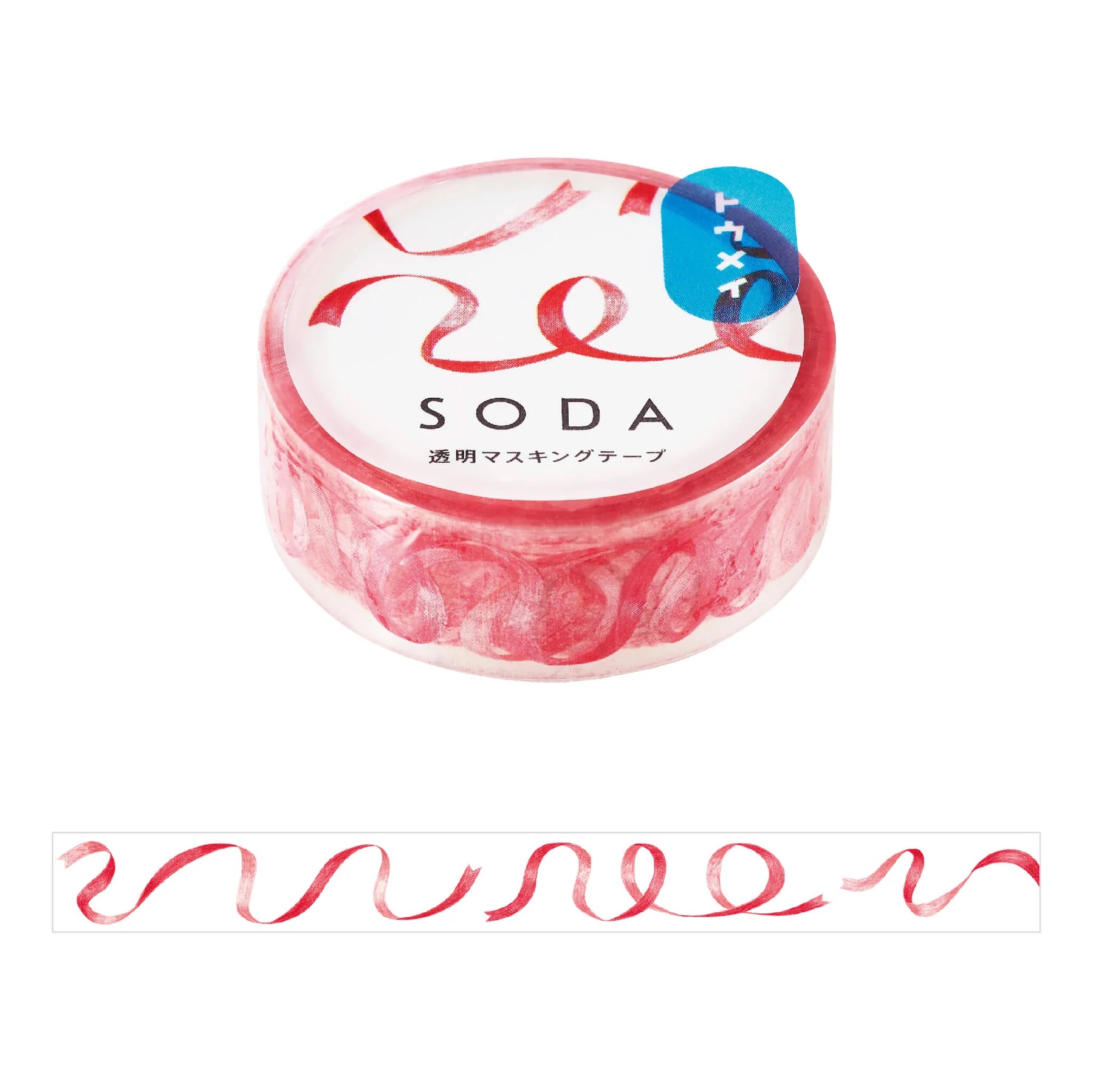 SODA Masking Tape transparent - Ruban (15mm) - HITOTOKI