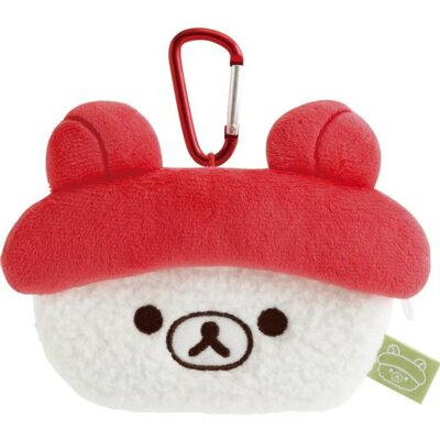 Rilakkuma – Pochette peluche avec mousqueton Sushi au thon_1