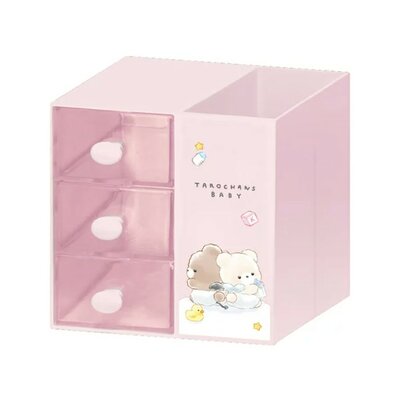 Tarochans Baby – Petit meuble de rangement 3 tiroirs avec pot à crayons