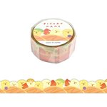 Mind Wave Piyokomame – Die-cut Washi Tape « Bonne Nuit »