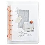 Mind Wave Bine – Classeur A6 Transparent « Pink Gold »_1