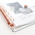 Mind Wave Bine – Classeur A6 Transparent « Pink Gold »_3