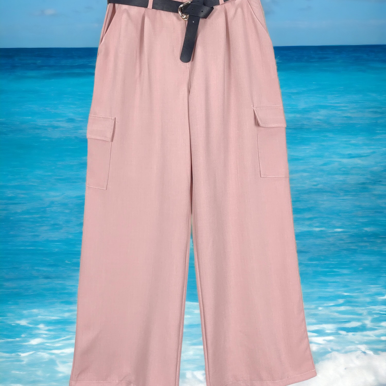 pantalon-lana-vieux-rose-cargo-femme-large-italie