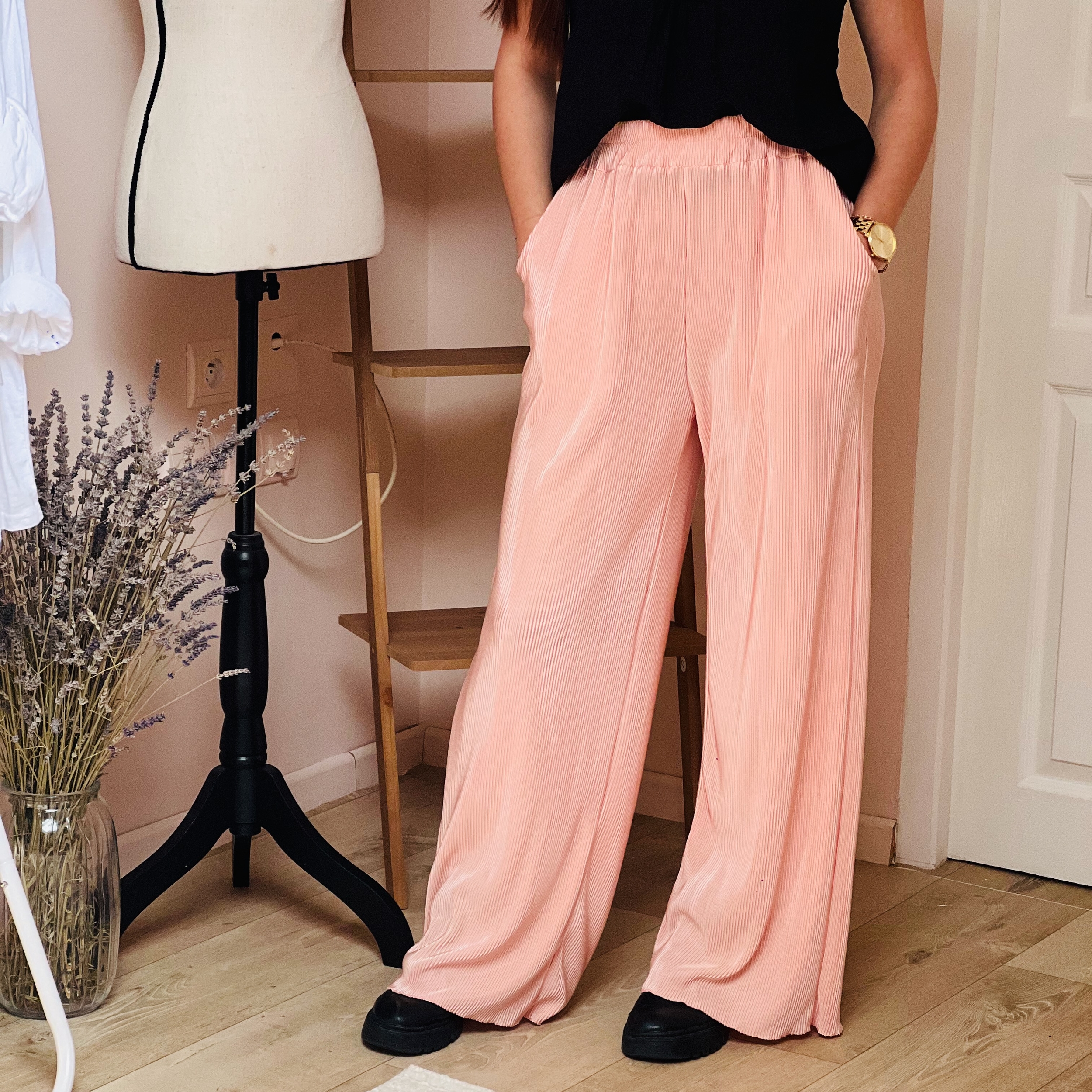 Pantalon rose FLAVIE