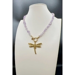 COLLIER RUBIA PERLE VIOLET